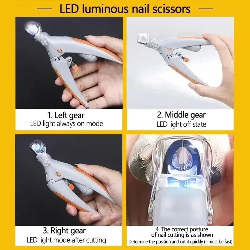 Bright Trim LED Safety Nail Clippers
