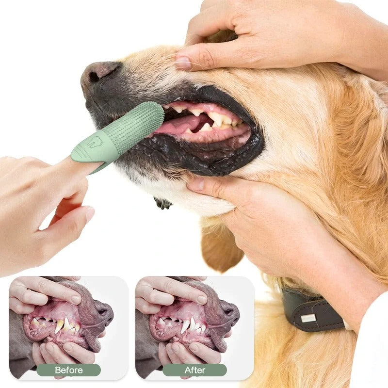 Silicone Finger Dog Toothbrush