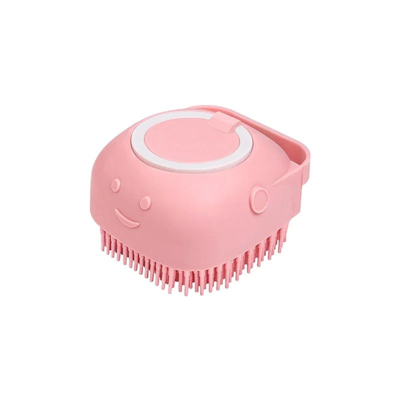 Soap Dispensing Pet Bath Brush